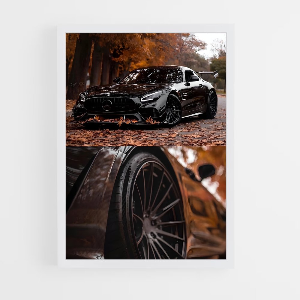 Poster Amg GT R Pro Éclatant – affiche Mercedes (vue 3)